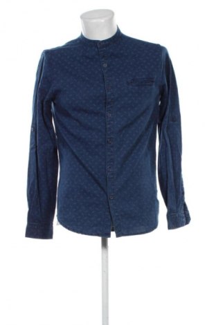 Мъжка риза Pull&Bear, Размер S, Цвят Син, Цена 28,88 лв.