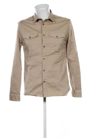 Cămașă de bărbați River Island, Mărime M, Culoare Bej, Preț 47,99 Lei