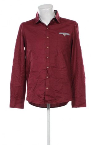 Herrenhemd Unbranded, Größe L, Farbe Rot, Preis € 20,99