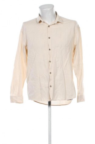 Herrenhemd Unbranded, Größe M, Farbe Ecru, Preis 15,00 €