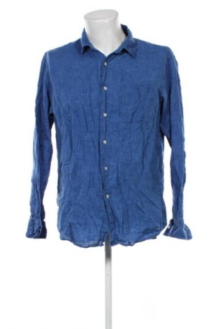 Herrenhemd Uniqlo, Größe L, Farbe Blau, Preis 17,39 €