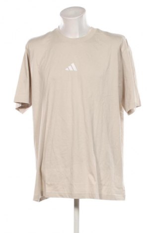Ανδρικό t-shirt Adidas, Μέγεθος XXL, Χρώμα  Μπέζ, Τιμή 39,99 €