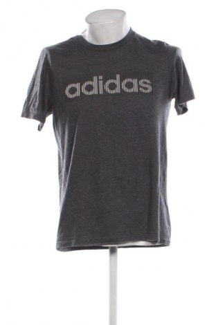 Ανδρικό t-shirt Adidas, Μέγεθος M, Χρώμα Γκρί, Τιμή 13,80 €