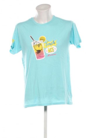 Męski T-shirt Babolat, Rozmiar L, Kolor Niebieski, Cena 91,72 zł