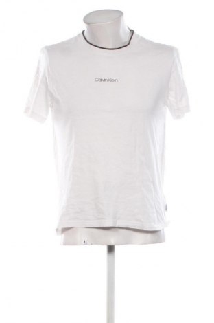 Herren T-Shirt Calvin Klein, Größe L, Farbe Weiß, Preis € 20,46
