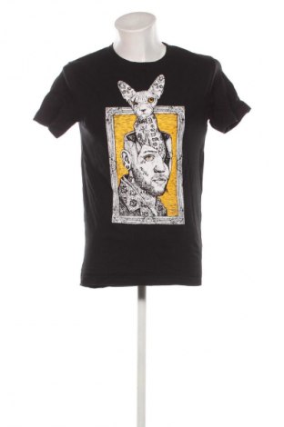 Ανδρικό t-shirt Cropp, Μέγεθος S, Χρώμα Μαύρο, Τιμή 7,67 €