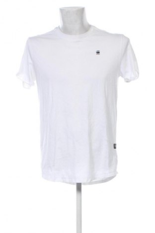 Męski T-shirt G-Star Raw, Rozmiar M, Kolor Biały, Cena 92,17 zł