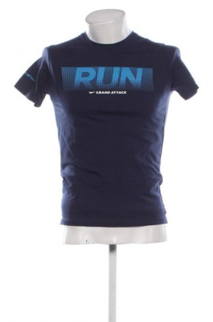Męski T-shirt Grand Attack, Rozmiar S, Kolor Niebieski, Cena 43,68 zł