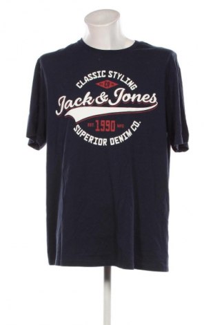 Tricou de bărbați Jack & Jones, Mărime 3XL, Culoare Albastru, Preț 48,99 Lei
