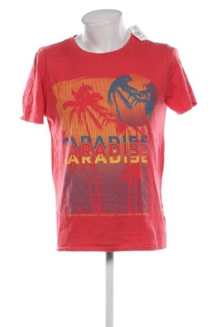 Męski T-shirt Jean Pascale, Rozmiar L, Kolor Kolorowy, Cena 44,94 zł