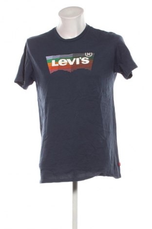 Męski T-shirt Levi's, Rozmiar L, Kolor Niebieski, Cena 62,02 zł