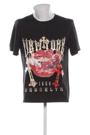 Męski T-shirt Romwe, Rozmiar M, Kolor Kolorowy, Cena 44,94 zł
