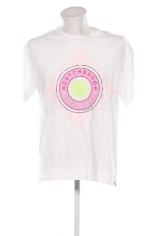 Мъжка тениска Scotch & Soda, Размер XL, Цвят Бял, Цена 40,69 лв.