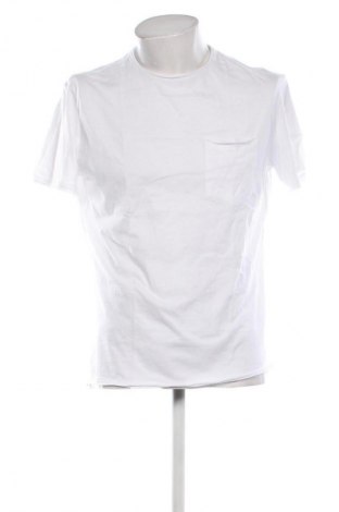 Męski T-shirt Sinsay, Rozmiar L, Kolor Biały, Cena 44,94 zł