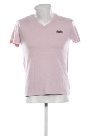 Męski T-shirt Superdry, Rozmiar S, Kolor Popielaty róż, Cena 41,38 zł