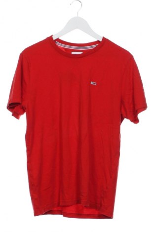Мъжка тениска Tommy Jeans, Размер L, Цвят Червен, Цена 34,99 лв.