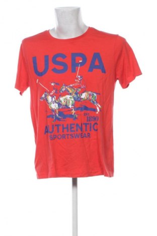 Pánske tričko  U.S. Polo Assn., Veľkosť XL, Farba Červená, Cena  10,38 €
