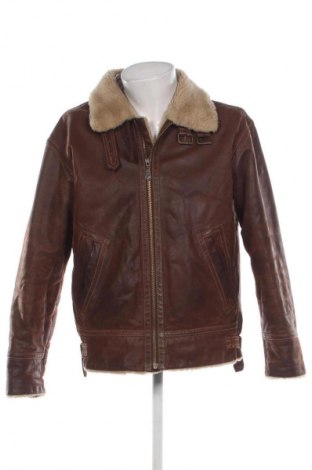 Herren Lederjacke Le Frog, Größe L, Farbe Braun, Preis 54,74 €