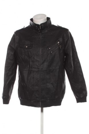 Geacă de piele pentru bărbati Unbranded, Mărime M, Culoare Negru, Preț 169,99 Lei