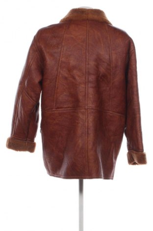 Geacă de piele pentru bărbati Unbranded, Mărime XL, Culoare Maro, Preț 197,99 Lei
