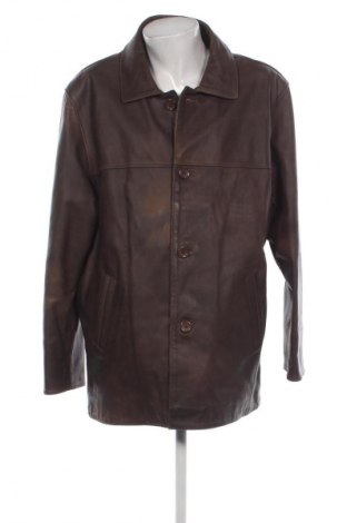 Ανδρικό δερμάτινο μπουφάν Unbranded, Μέγεθος XXL, Χρώμα Καφέ, Τιμή 54,73 €