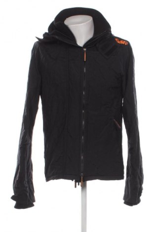 Мъжко яке Superdry, Размер XL, Цвят Черен, Цена 124,29 лв.