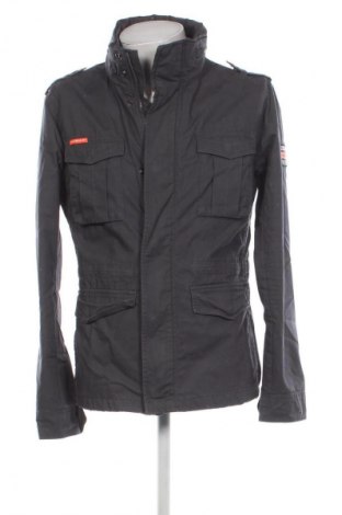 Herrenjacke Superdry, Größe L, Farbe Grau, Preis 39,90 €