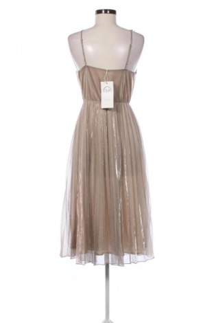 Kleid Guido Maria Kretschmer for About You, Größe M, Farbe Beige, Preis 55,24 €