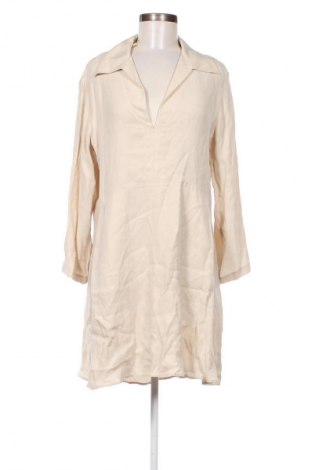 Рокля Massimo Dutti, Размер L, Цвят Бежов, Цена 186,96 лв.