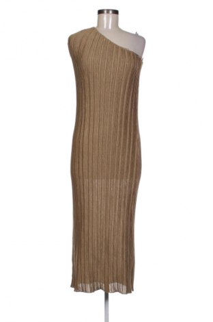 Рокля Massimo Dutti, Размер XS, Цвят Златист, Цена 82,00 лв.
