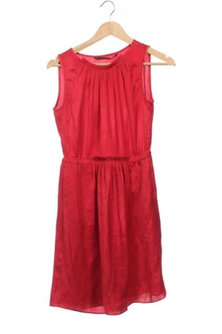 Рокля Zara, Размер XS, Цвят Червен, Цена 26,98 лв.