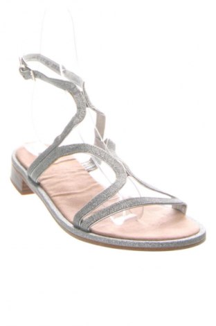 Sandalen Zara, Größe 38, Farbe Silber, Preis 13,80 €