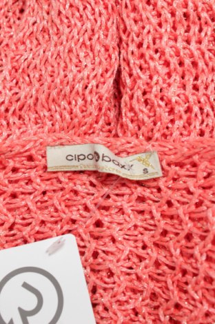 Дамски пуловер Cipo & Baxx, Размер S, Цвят Розов, Цена 24,65 лв.