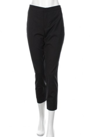 Дамски панталон Zara, Размер M, Цвят Черен, 73% полиестер, 23% вискоза, 4% еластан, Цена 15,68 лв.