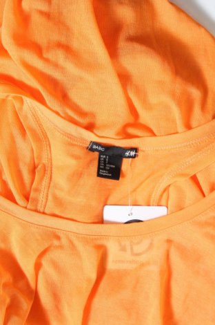 Γυναικείο αμάνικο μπλουζάκι H&M, Μέγεθος S, Χρώμα Πορτοκαλί, Πολυεστέρας, Τιμή 8,17 €