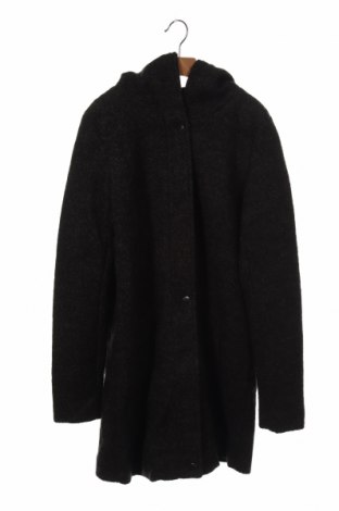 Дамско палто Jacqueline De Yong, Размер XS, Цвят Сив, 56% полиестер, 33% акрил, 11% вълна, Цена 134,25 лв.