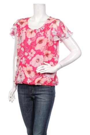 Дамска блуза Anna Justper, Размер L, Цвят Многоцветен, 70% вискоза, 30% коприна, Цена 26,00 лв.