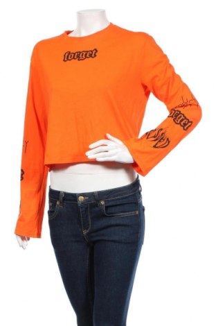 Дамска блуза H&M Divided, Размер S, Цвят Оранжев, Памук, Цена 22,10 лв.