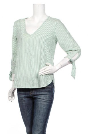 Дамска блуза H&M L.O.G.G., Размер S, Цвят Зелен, 46% лиосел, 35% полиестер, 19% вискоза, Цена 26,00 лв.