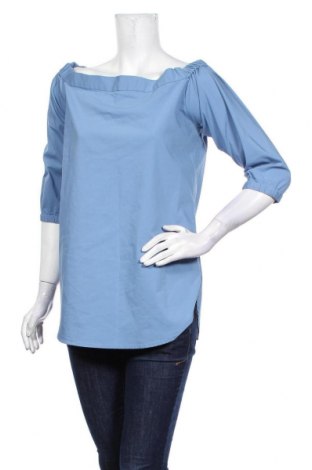 Дамска блуза Steffen Schraut, Размер M, Цвят Син, 60% памук, 35% полиестер, 5% еластан, Цена 39,90 лв.