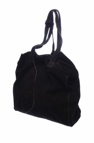 Дамска чанта, Цвят Черен, Естествен велур, Цена 104,25 лв.