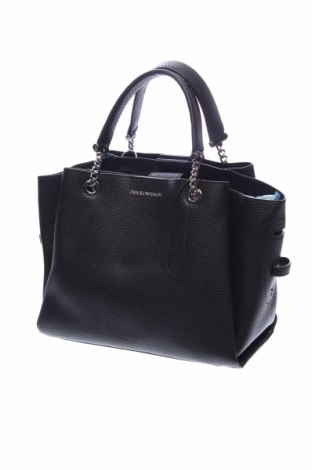 Дамска чанта Emporio Armani, Цвят Черен, Еко кожа, Цена 366,75 лв.