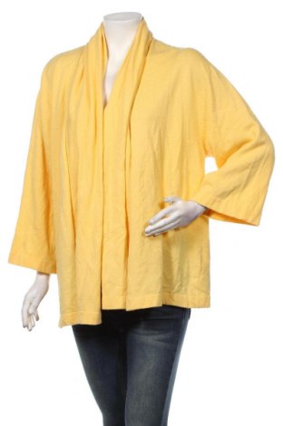 Γυναικεία ζακέτα Gerry Weber, Μέγεθος XL, Χρώμα Κίτρινο, 30% βισκόζη, 20% βαμβάκι, 20% μαλλί, 20% πολυαμίδη, 10% κασμίρι, Τιμή 14,31 €