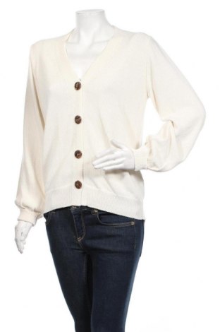 Damen Strickjacke Massimo Dutti, Größe M, Farbe Ecru, 72% Baumwolle, 28% Polyamid, Preis 30,62 €