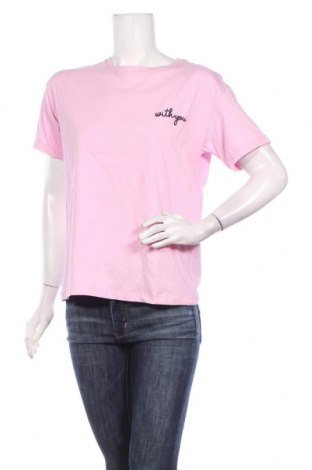 Γυναικείο t-shirt Ichi, Μέγεθος S, Χρώμα Ρόζ , Βαμβάκι, Τιμή 9,12 €