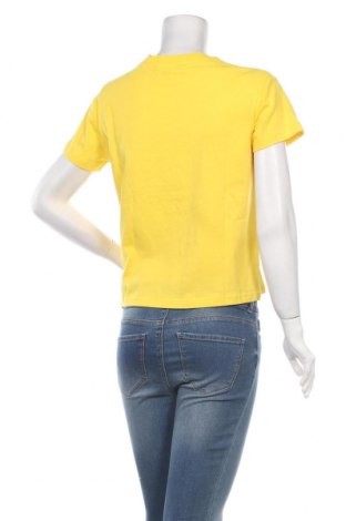 Γυναικείο t-shirt Superdry, Μέγεθος S, Χρώμα Κίτρινο, Βαμβάκι, Τιμή 20,36 €
