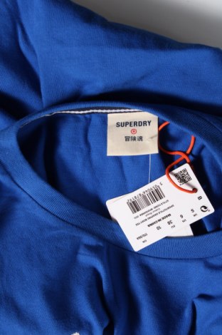 Γυναικείο t-shirt Superdry, Μέγεθος M, Χρώμα Μπλέ, Βαμβάκι, Τιμή 14,25 €