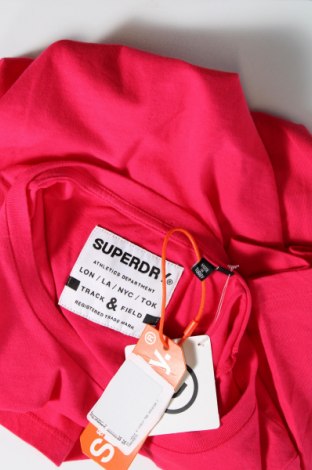 Γυναικείο t-shirt Superdry, Μέγεθος M, Χρώμα Ρόζ , Βαμβάκι, Τιμή 14,25 €