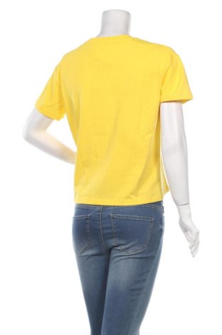 Γυναικείο t-shirt Superdry, Μέγεθος M, Χρώμα Κίτρινο, Βαμβάκι, Τιμή 20,36 €
