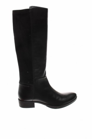 Γυναικείες μπότες Geox, Μέγεθος 38, Χρώμα Μαύρο, Γνήσιο δέρμα, κλωστοϋφαντουργικά προϊόντα, Τιμή 143,97 €